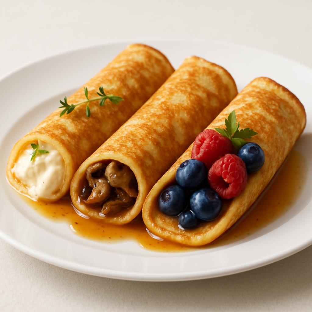 Блинчики фаршированные (в ассортименте)