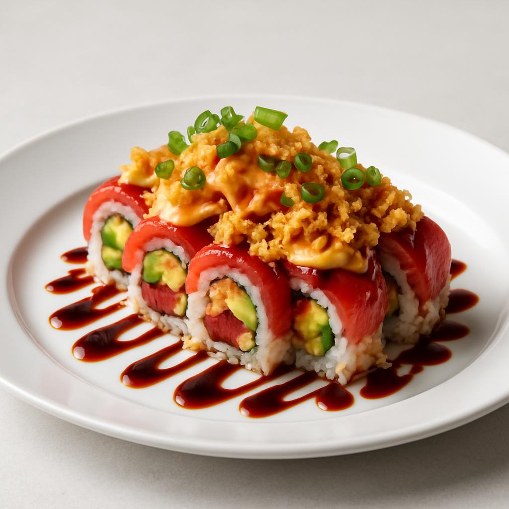 Ролл Вулкан Тунец