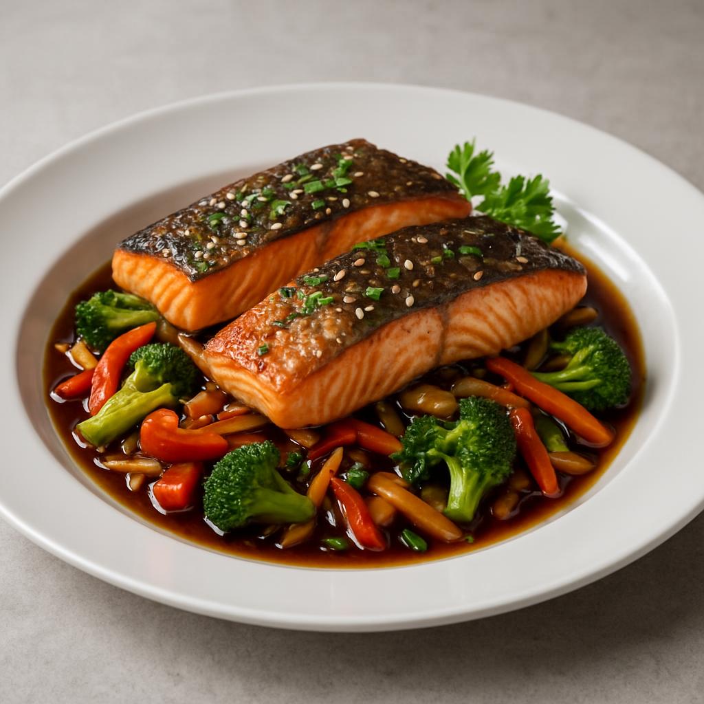 WOK с Форелью