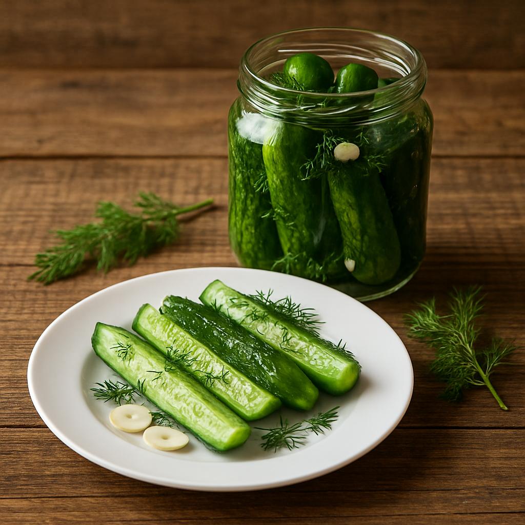 Огурчики солёные по-Болгарски