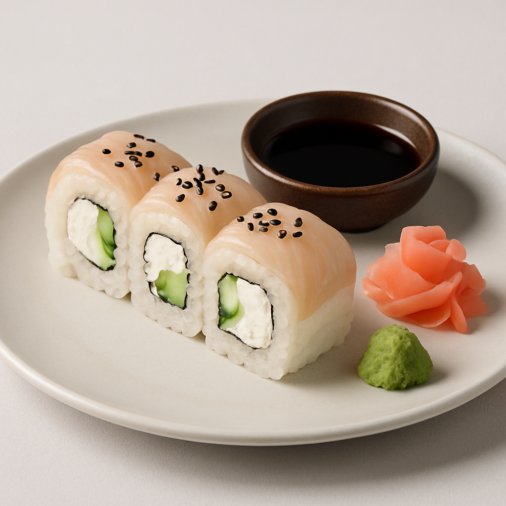 Ролл Филадельфия с Окунем