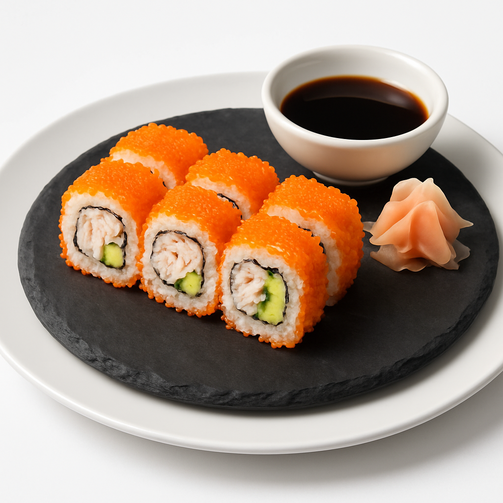 Ролл Калифорния с крабом