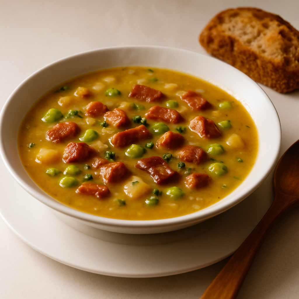 Суп гороховый